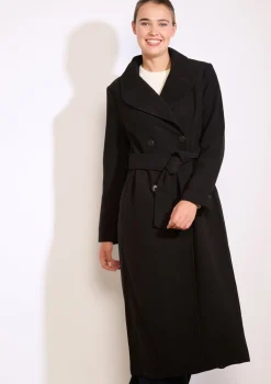 LolaLiza Lange mantel met ceintuur- Mantels En Jassen