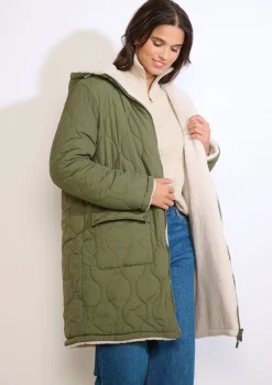 LolaLiza Lange omkeerbare jas- Mantels En Jassen