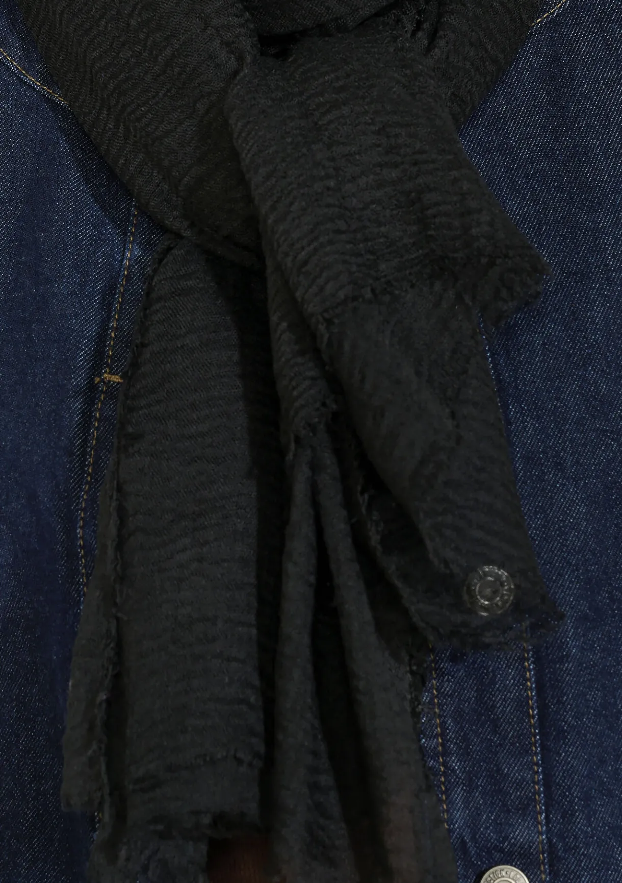 LolaLiza Lange sjaal met textuur- Accessoires