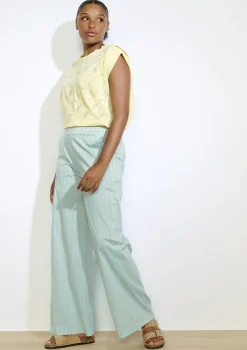 LolaLiza Lichte gestreepte broek- Broeken