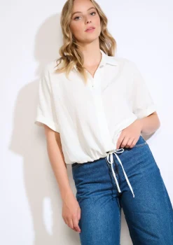 LolaLiza Losse blouse met textuur- Blouses En Hemden