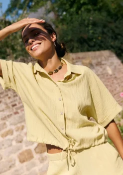 LolaLiza Losse blouse met textuur- Co-Ord Sets|Blouses En Hemden