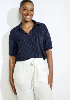 LolaLiza Losse gestreepte hemd- Blouses En Hemden