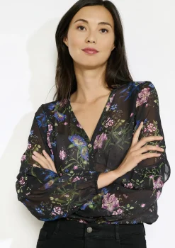 LolaLiza Losvallend bloemenhemd- Blouses En Hemden