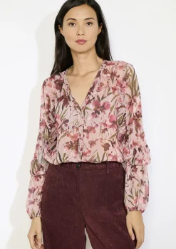 LolaLiza Losvallend bloemenhemd- Blouses En Hemden