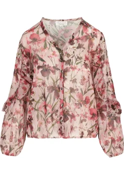 LolaLiza Losvallend bloemenhemd- Blouses En Hemden