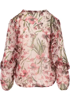 LolaLiza Losvallend bloemenhemd- Blouses En Hemden