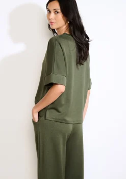 LolaLiza Losvallend jersey T-shirt- Tops En T-Shirts|Loungewear