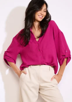 LolaLiza Losvallend overhemd met knopen- Blouses En Hemden