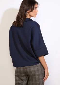 LolaLiza Losvallende polo met knopen- Tops En T-Shirts|Blouses En Hemden