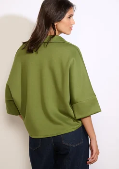 LolaLiza Losvallende polo met knopen- Tops En T-Shirts|Blouses En Hemden