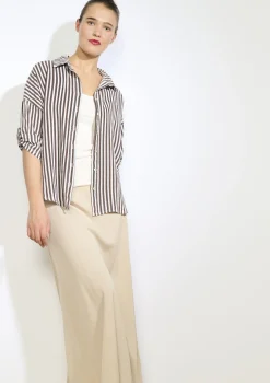 LolaLiza Losvallende streepjesblouse- Blouses En Hemden