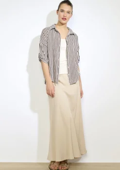 LolaLiza Losvallende streepjesblouse- Blouses En Hemden