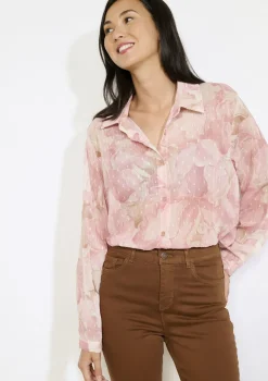 LolaLiza Luchtige bloemenblouse- Blouses En Hemden