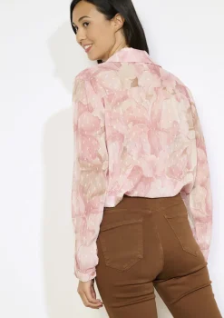 LolaLiza Luchtige bloemenblouse- Blouses En Hemden