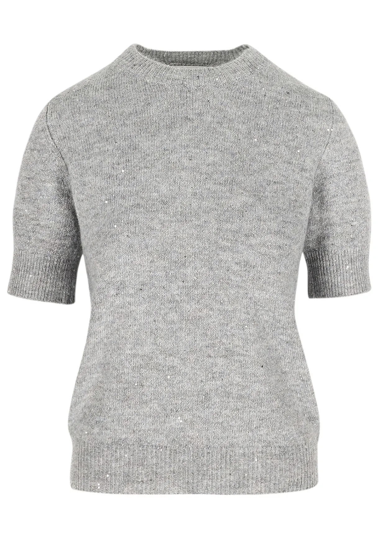 LolaLiza Lurex trui korte mouwen en pailletten- Truien En Cardigans