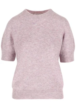 LolaLiza Lurex trui korte mouwen en pailletten- Truien En Cardigans