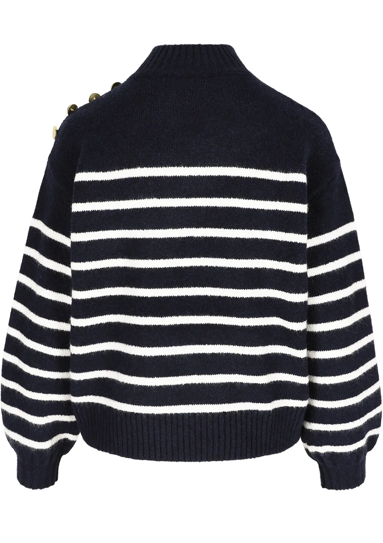 LolaLiza Marine trui met knopen- Truien En Cardigans