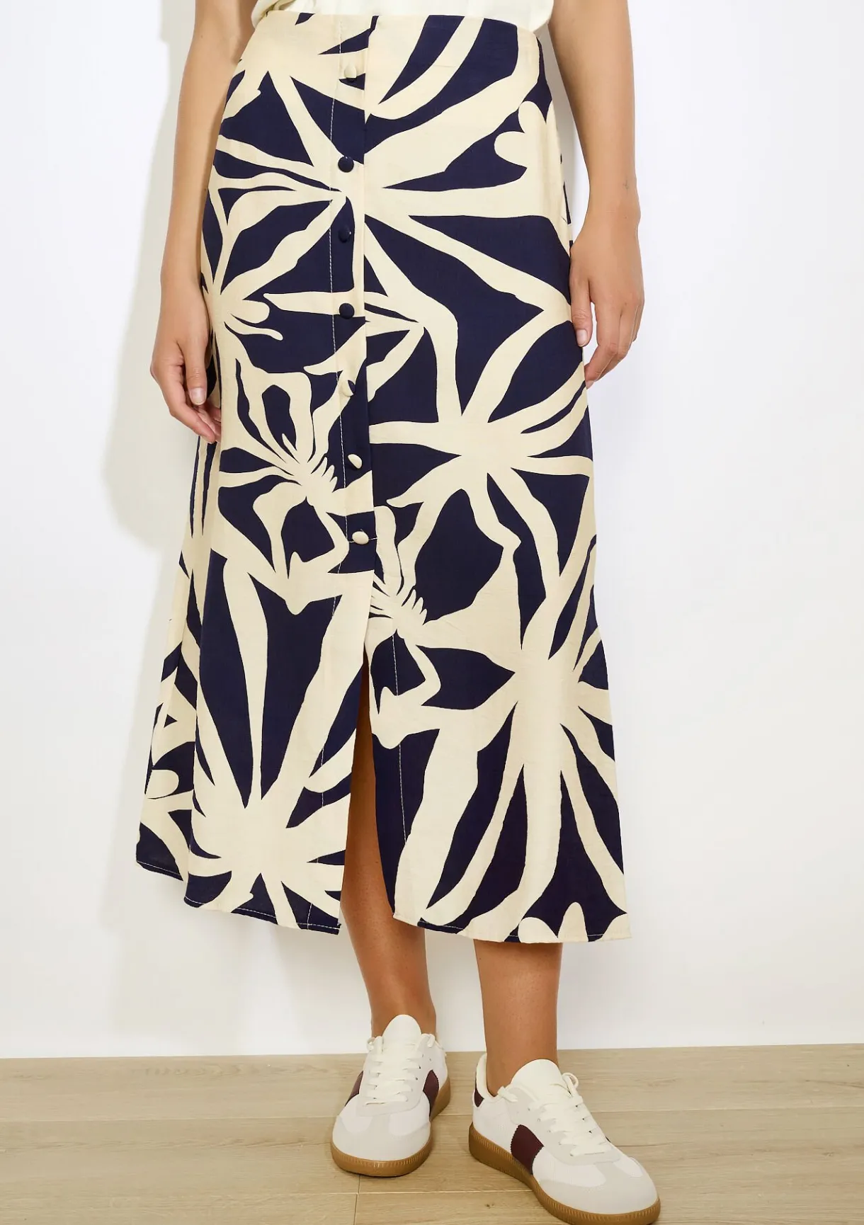 LolaLiza Maxi rok met print- Rokken