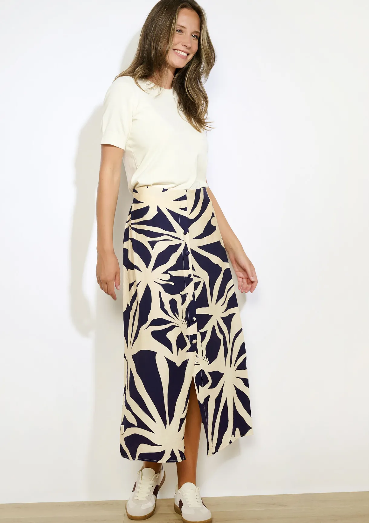 LolaLiza Maxi rok met print- Rokken