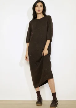 LolaLiza Midi gebreide jurk met pailletten- Jurken