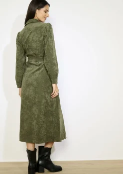 LolaLiza Midi overhemdjurk met ceintuur- Jurken