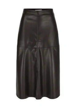 LolaLiza Midi-rok in imitatieleer- Rokken