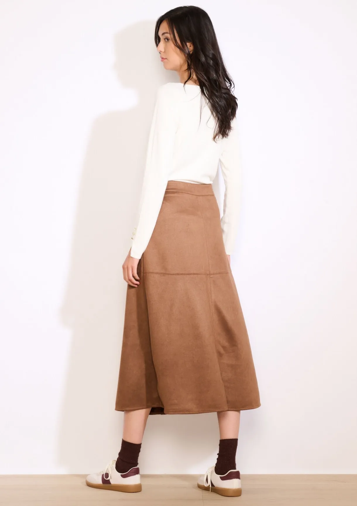 LolaLiza Midi-rok met suèdelook- Rokken