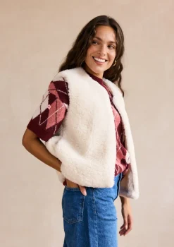 LolaLiza Mouwloos teddy gilet- Vesten En Blazers