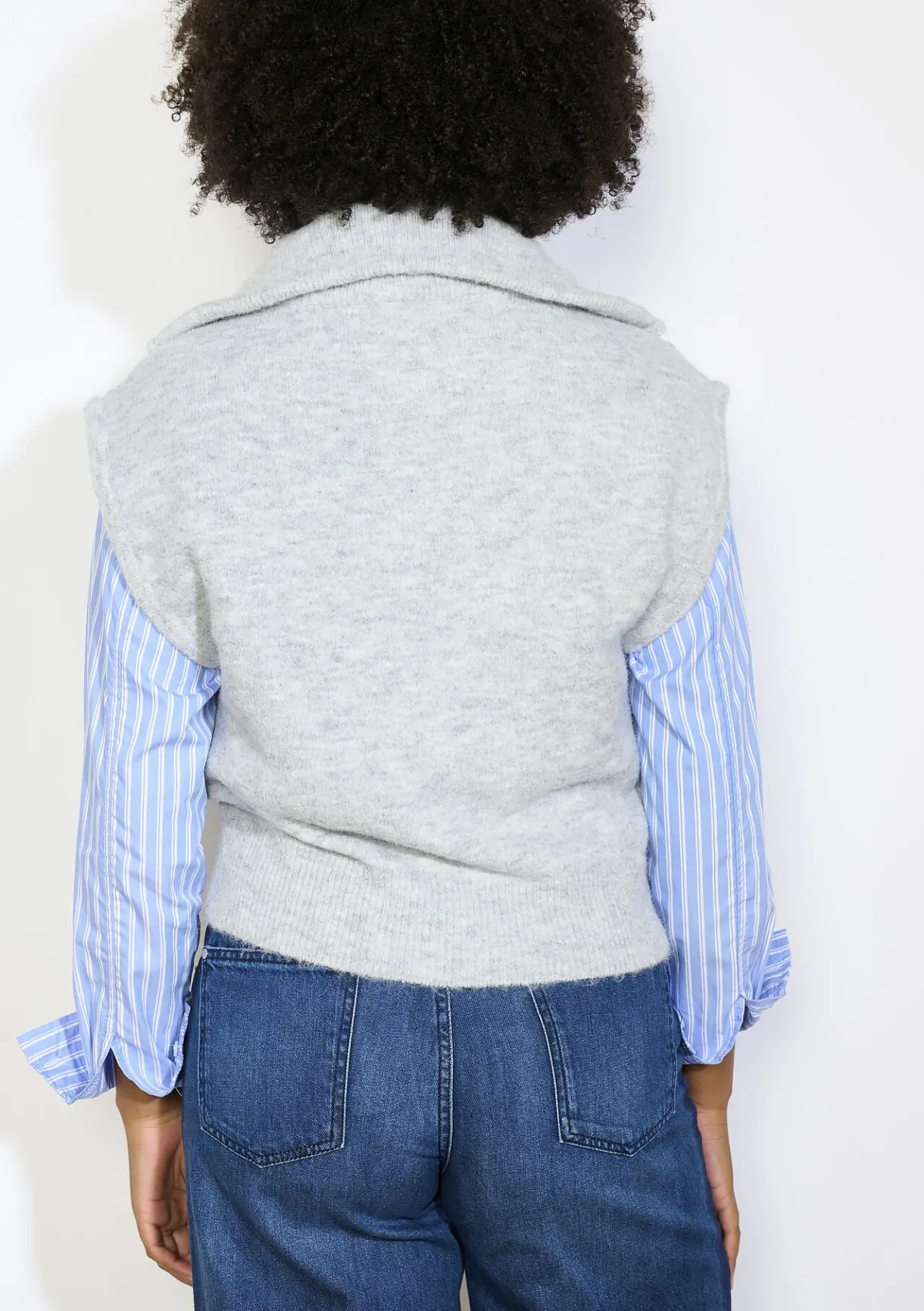 LolaLiza Mouwloos vest met rits- Truien En Cardigans
