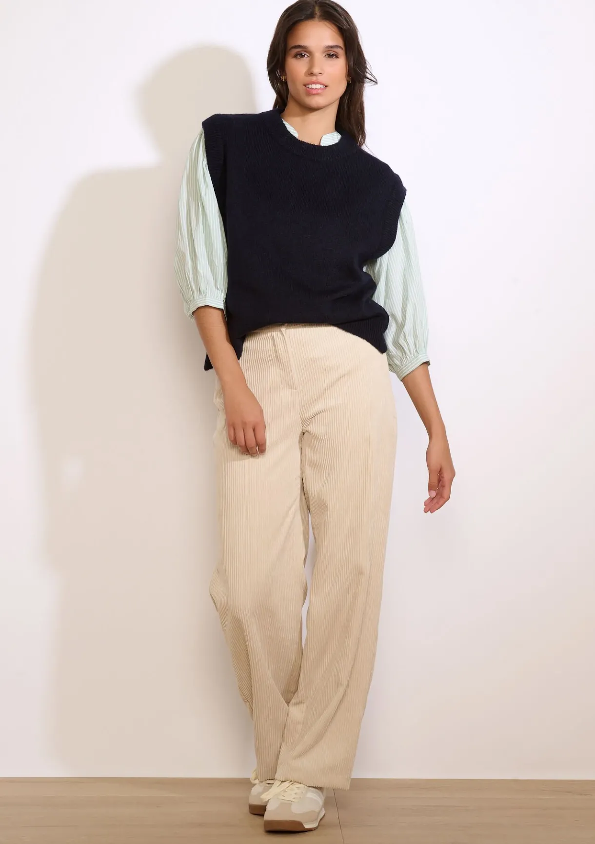 LolaLiza Mouwloze gebreide trui- Truien En Cardigans