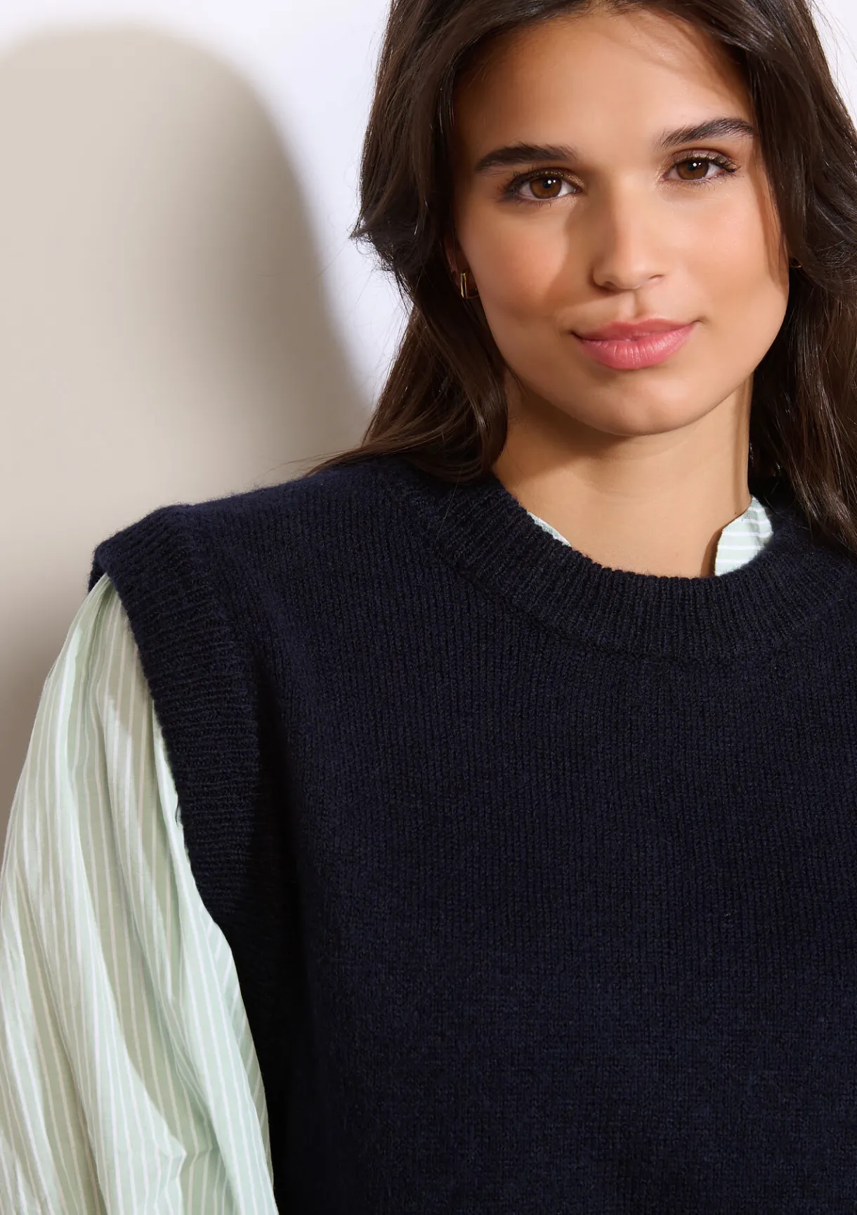 LolaLiza Mouwloze gebreide trui- Truien En Cardigans