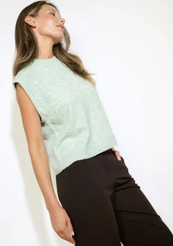 LolaLiza Mouwloze gebreide trui- Truien En Cardigans