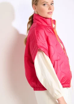 LolaLiza Mouwloze gewatteerde jas- Vesten En Blazers