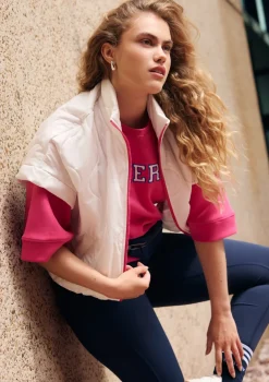 LolaLiza Mouwloze gewatteerde jas- Vesten En Blazers