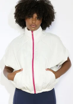 LolaLiza Mouwloze gewatteerde jas- Vesten En Blazers