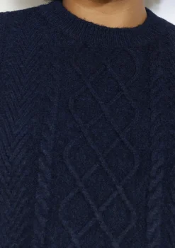 LolaLiza Mouwloze kabelgebreide trui- Truien En Cardigans