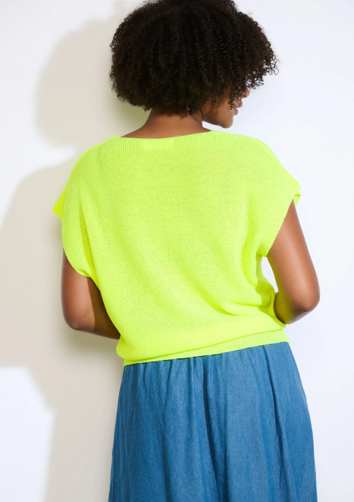 LolaLiza Mouwloze top in fijne knit- Truien En Cardigans