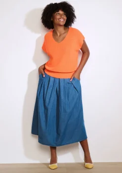 LolaLiza Mouwloze top in fijne knit- Truien En Cardigans