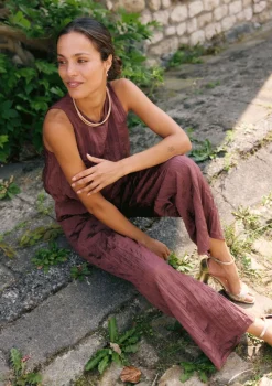 LolaLiza Mouwloze top met structuur- Co-Ord Sets|Blouses En Hemden