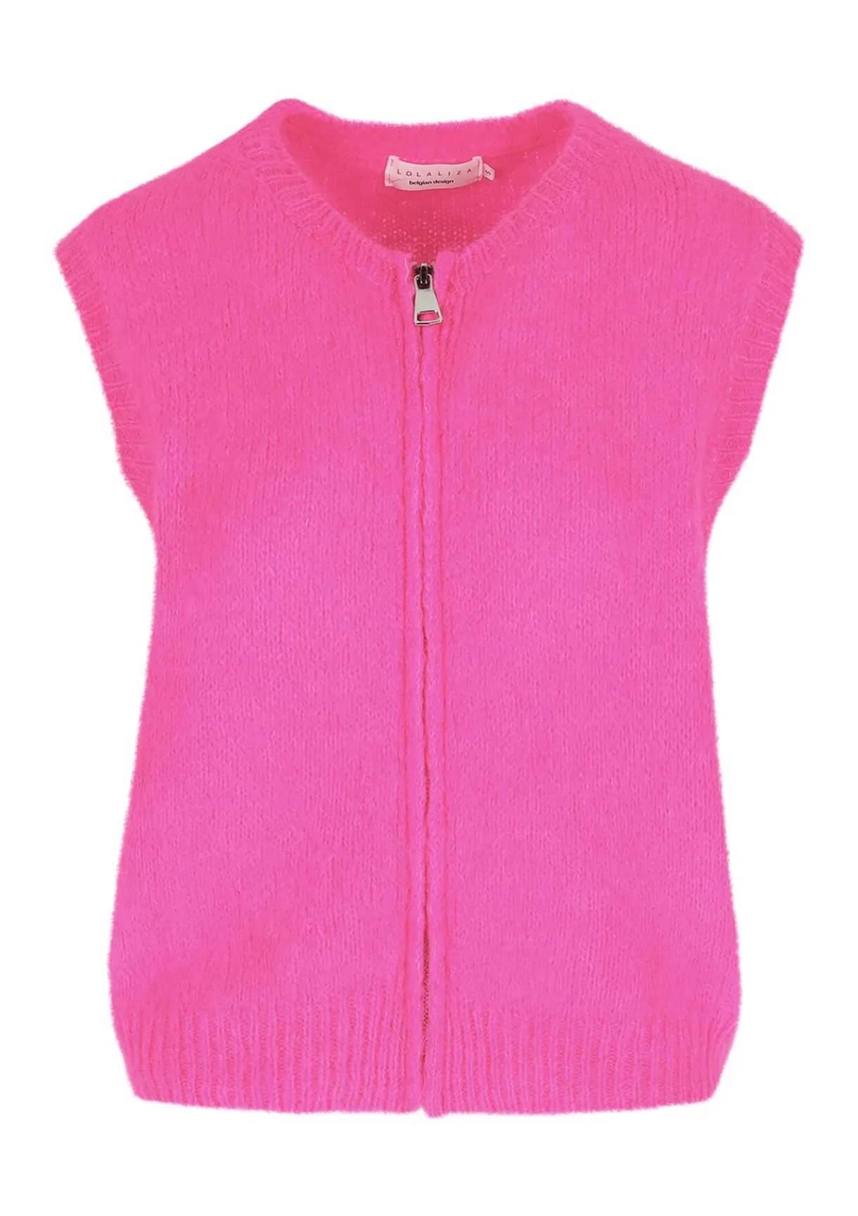 LolaLiza Mouwloze vest met rits- Truien En Cardigans