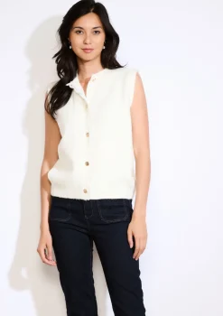 LolaLiza Mouwloze zachte cardigan met knopen- Truien En Cardigans