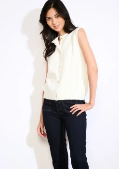 LolaLiza Mouwloze zachte cardigan met knopen- Truien En Cardigans