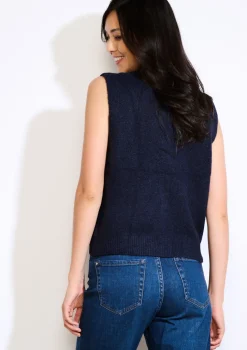 LolaLiza Mouwloze zachte cardigan met knopen- Truien En Cardigans