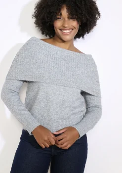 LolaLiza Off-shoulder trui met pailletten- Truien En Cardigans
