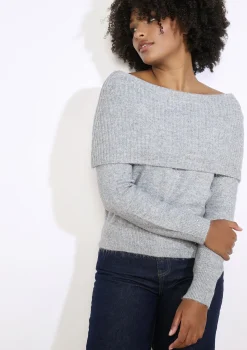 LolaLiza Off-shoulder trui met pailletten- Truien En Cardigans