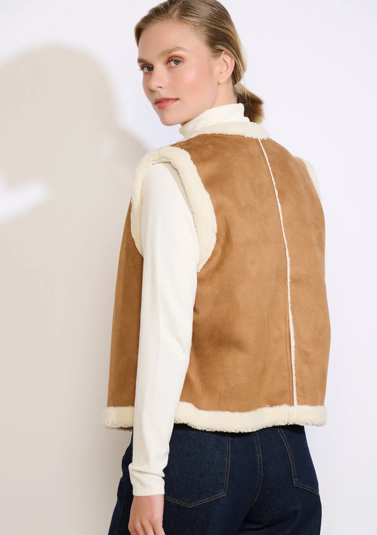 LolaLiza Omkeerbare gevoerde vest- Vesten En Blazers