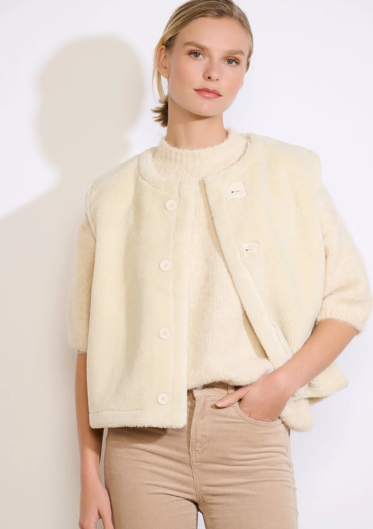 LolaLiza Omkeerbare gevoerde vest- Vesten En Blazers