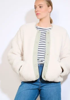 LolaLiza Omkeerbare korte gewatteerde jas- Loungewear|Vesten En Blazers