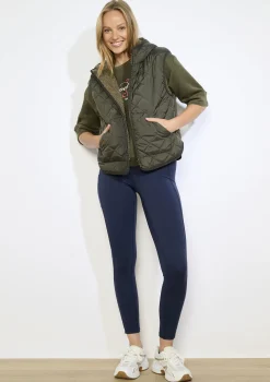 LolaLiza Omkeerbare sherpa-nylon bodywarmer- Loungewear|Mantels En Jassen